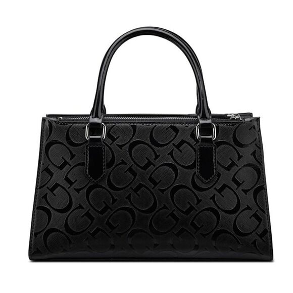 GUESS Embossed Patent Handbag - Picture 3 of 4